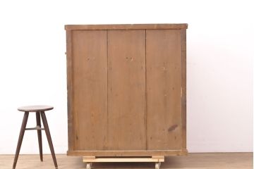 和製アンティーク　和の趣溢れる関西水屋箪笥(食器棚、キャビネット、収納棚、戸棚)(R-054134)