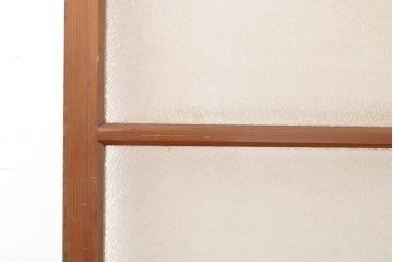 アンティーク建具　木の温かみが感じられるガラス戸1枚(引き戸、建具)(R-054135)