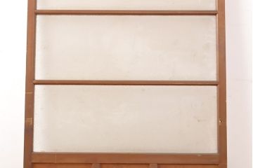 アンティーク建具　木の温かみが感じられるガラス戸1枚(引き戸、建具)(R-054135)