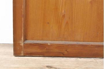 アンティーク建具　木の温かみが感じられるガラス戸1枚(引き戸、建具)(R-054135)