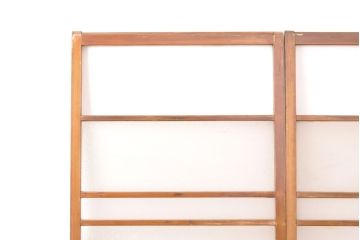 和製アンティーク　ノスタルジックな雰囲気漂うガラス戸2枚セット(引き戸、建具)(R-054136)