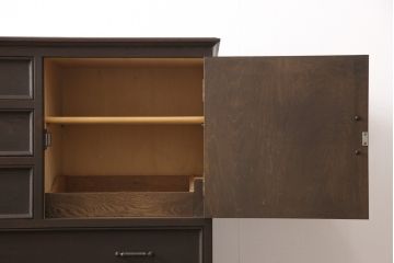 ビンテージ家具　神戸洋家具　永田良介商店　和洋折衷の空間に馴染む整理タンス(引き出し、チェスト、ヴィンテージ)(R-054138)