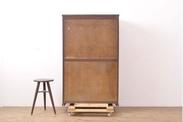和製アンティーク　和モダンな雰囲気づくりにぴったりな水屋箪笥(キャビネット、食器棚、戸棚)(R-054142)
