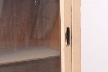 和製アンティーク　クラシカルなデザインがすてきな収納棚(キャビネット、食器棚、戸棚)(R-054144)