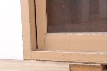 和製アンティーク　クラシカルなデザインがすてきな収納棚(キャビネット、食器棚、戸棚)(R-054144)