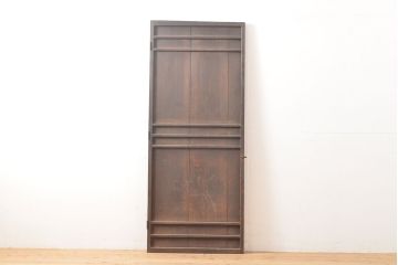 アンティーク建具　使い込まれた味わいが魅力的な板戸扉(ドア、建具)(R-054148)