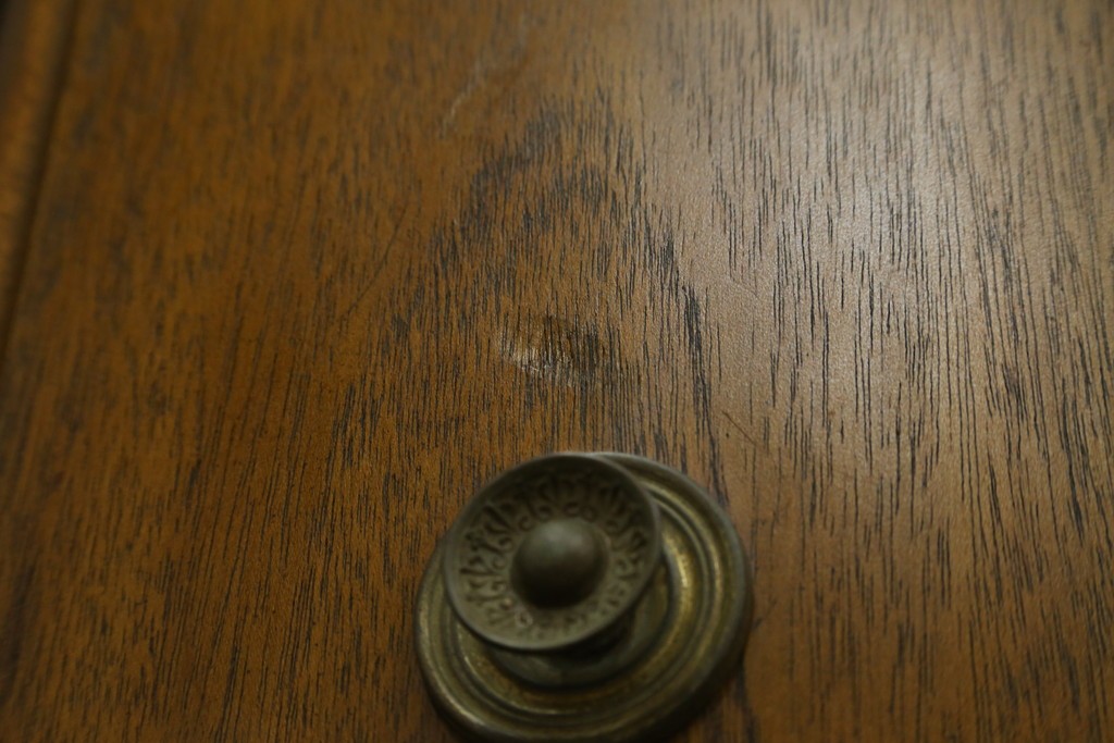 中古　美品　DREXEL HERITAGE(ドレクセルヘリテイジ)　Triune(トライユン)シリーズ　マホガニー材の木肌が美しいワードローブ　(R-054172)