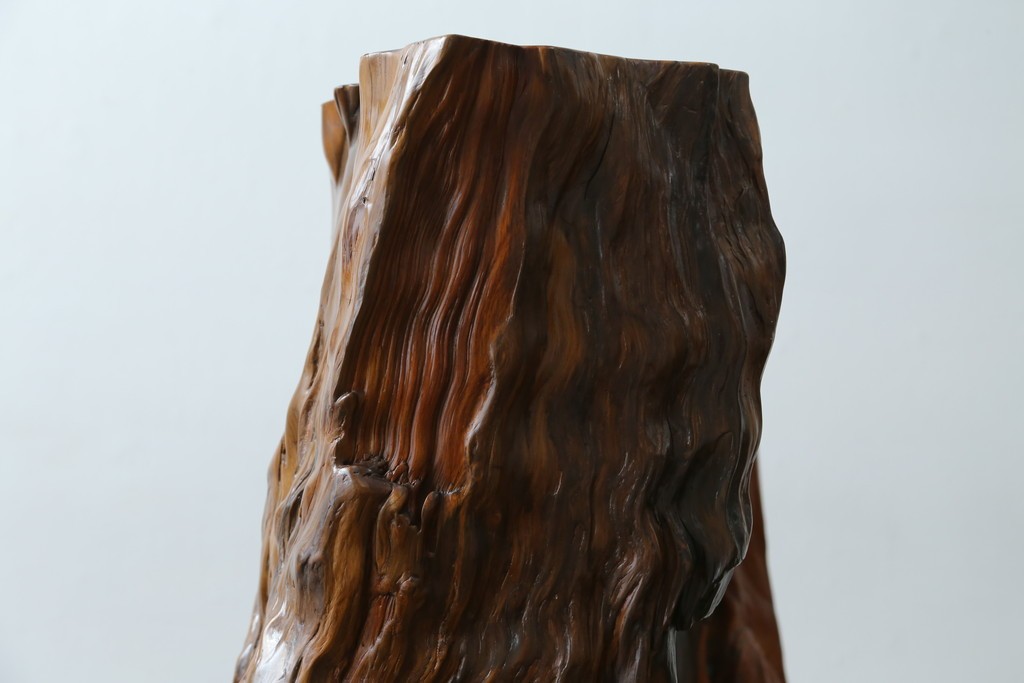 中古　民芸家具　カエデ材　迫力ある佇まいが見事な衝立て　(R-054179)