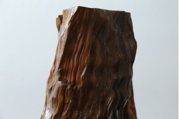 中古　民芸家具　カエデ材　迫力ある佇まいが見事な衝立て　(R-054179)