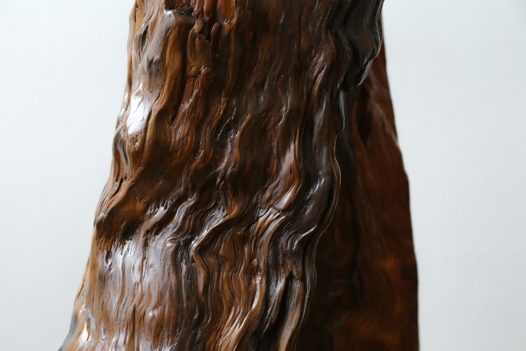 中古　民芸家具　カエデ材　迫力ある佇まいが見事な衝立て　(R-054179)