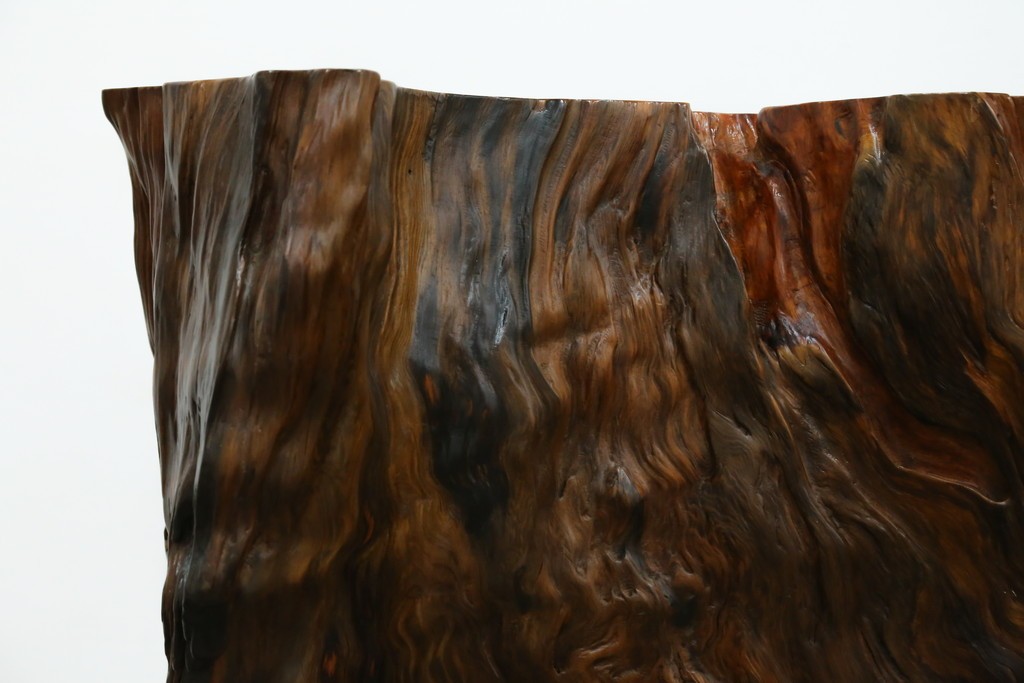 中古　民芸家具　カエデ材　迫力ある佇まいが見事な衝立て　(R-054179)