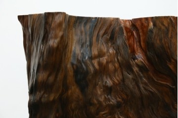 中古　民芸家具　カエデ材　迫力ある佇まいが見事な衝立て　(R-054179)