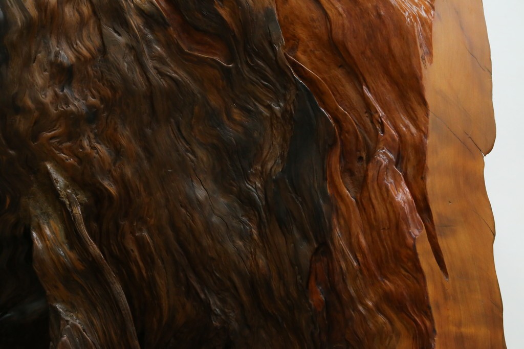 中古　民芸家具　カエデ材　迫力ある佇まいが見事な衝立て　(R-054179)