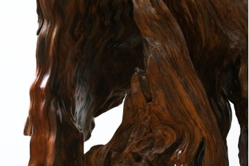 中古　民芸家具　カエデ材　迫力ある佇まいが見事な衝立て　(R-054179)