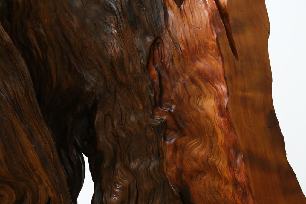 中古　民芸家具　カエデ材　迫力ある佇まいが見事な衝立て　(R-054179)