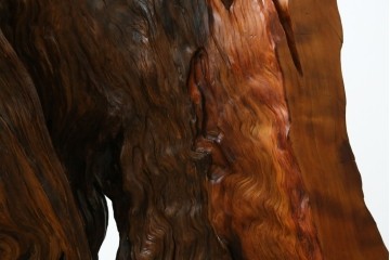 中古　民芸家具　カエデ材　迫力ある佇まいが見事な衝立て　(R-054179)