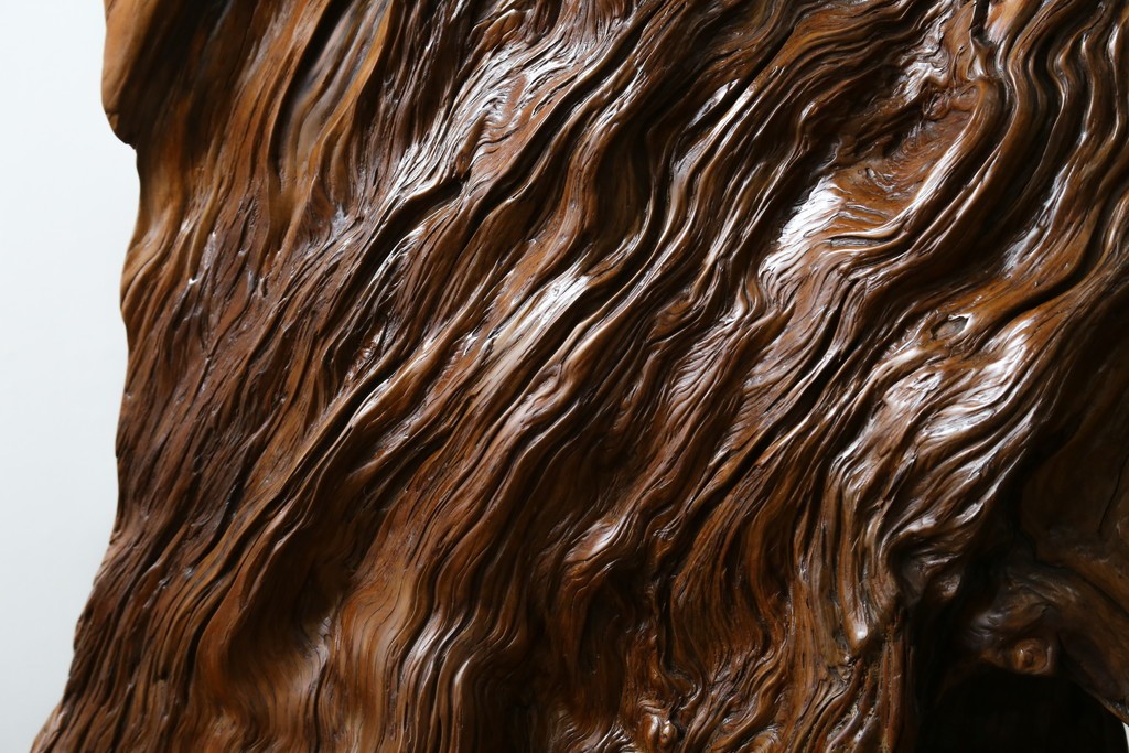 中古　民芸家具　カエデ材　迫力ある佇まいが見事な衝立て　(R-054179)