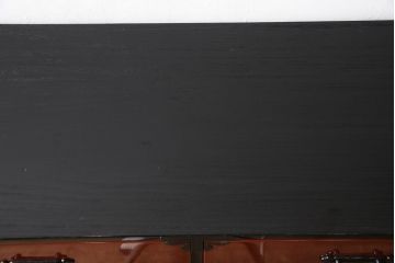中古　美品　国産手造り　前面漆塗り　ツートーンカラーがお洒落なアクセントになる総桐箪笥(和タンス、桐たんす、収納箪笥、整理箪笥、総桐たんす)(R-054181)
