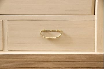 中古　美品　品のある佇まいが美しい国産手造り総桐箪笥(定価約68万円)(並厚、桐たんす、着物箪笥)(R-054186)