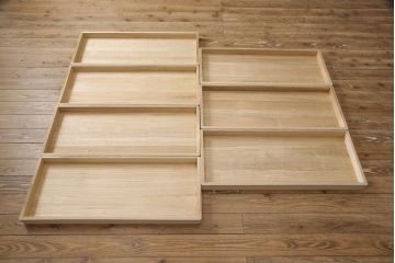 中古　美品　品のある佇まいが美しい国産手造り総桐箪笥(定価約68万円)(並厚、桐たんす、着物箪笥)(R-054186)