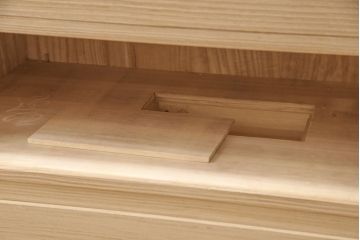 中古　美品　品のある佇まいが美しい国産手造り総桐箪笥(定価約68万円)(並厚、桐たんす、着物箪笥)(R-054186)