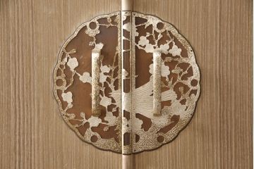 中古　美品　品のある佇まいが美しい国産手造り総桐箪笥(定価約68万円)(並厚、桐たんす、着物箪笥)(R-054186)