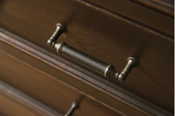 ヴィンテージ家具　神戸洋家具　永田良介商店　和洋折衷の空間に馴染むS型整理タンス・6段(引き出し、チェスト、ビンテージ)(R-054193)