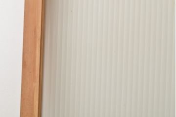  和製アンティーク　ナチュラルな風合いがあたたかみを感じる引き戸1枚(ガラス戸、建具)(R-054196)
