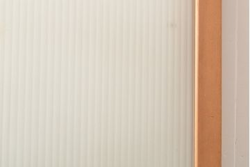  和製アンティーク　ナチュラルな風合いがあたたかみを感じる引き戸1枚(ガラス戸、建具)(R-054196)