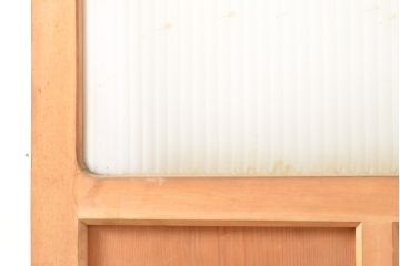  和製アンティーク　ナチュラルな風合いがあたたかみを感じる引き戸1枚(ガラス戸、建具)(R-054196)