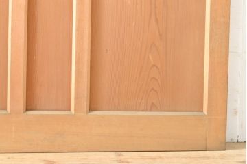  和製アンティーク　ナチュラルな風合いがあたたかみを感じる引き戸1枚(ガラス戸、建具)(R-054196)
