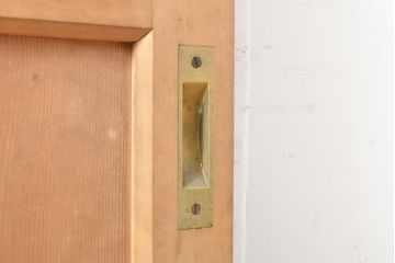  和製アンティーク　ナチュラルな風合いがあたたかみを感じる引き戸1枚(ガラス戸、建具)(R-054196)