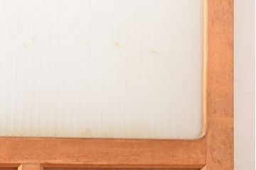  和製アンティーク　ナチュラルな風合いがあたたかみを感じる引き戸1枚(ガラス戸、建具)(R-054196)