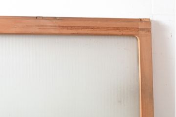 和製アンティーク　ガラス使いがお楽しみいただける引き戸1枚(ガラス戸、建具)(R-054198)