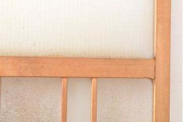 和製アンティーク　ガラス使いがお楽しみいただける引き戸1枚(ガラス戸、建具)(R-054198)