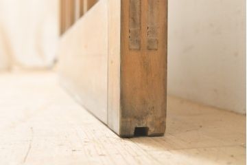 和製アンティーク　ガラス使いがお楽しみいただける引き戸1枚(ガラス戸、建具)(R-054198)