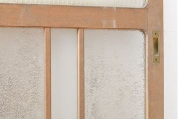 和製アンティーク　ガラス使いがお楽しみいただける引き戸1枚(ガラス戸、建具)(R-054198)