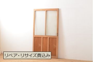 和製アンティーク　ナチュラルインテリアにもおすすめな扉1枚(ドア、建具)(R-054199)