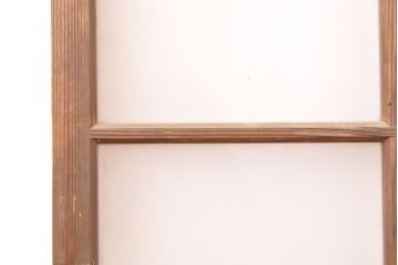 和製アンティーク　使い込まれた風合いが味わい深いガラス戸1枚(引き戸、建具)(R-054220)