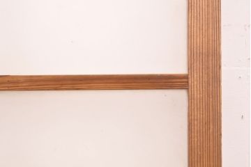 和製アンティーク　使い込まれた風合いが味わい深いガラス戸1枚(引き戸、建具)(R-054220)