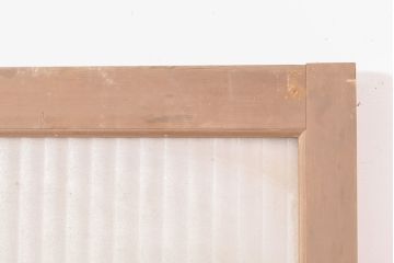  和製アンティーク　モールガラスがお洒落さをプラスするガラス戸1枚(引き戸、建具)(R-054221)