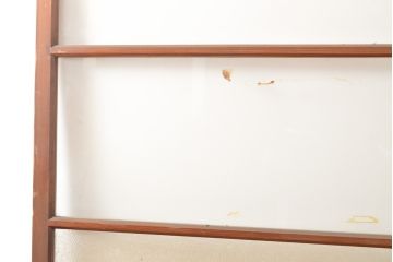 和製アンティーク　どこか懐かしさを感じるガラス戸2枚セット(引き戸、建具)(R-054227)