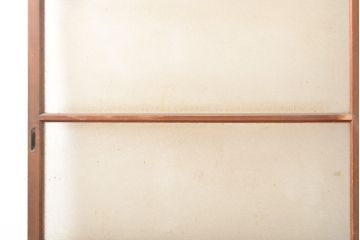 和製アンティーク　どこか懐かしさを感じるガラス戸2枚セット(引き戸、建具)(R-054227)