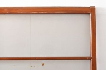 和製アンティーク　どこか懐かしさを感じるガラス戸2枚セット(引き戸、建具)(R-054227)