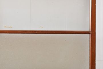 和製アンティーク　どこか懐かしさを感じるガラス戸2枚セット(引き戸、建具)(R-054227)
