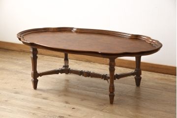 中古　DREXEL HERITAGE(ドレクセルヘリテイジ)　Cameo Classics(キャメオクラシックス)　優雅なひとときを演出するカクテルテーブル(定価約60万円)(センターテーブル、ローテーブル)(R-054229)