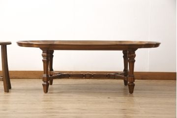 中古　DREXEL HERITAGE(ドレクセルヘリテイジ)　Cameo Classics(キャメオクラシックス)　優雅なひとときを演出するカクテルテーブル(定価約60万円)(センターテーブル、ローテーブル)(R-054229)