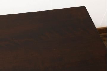 中古　美品　松本民芸家具　気品と落ち着きのある佇まいが魅力のC型食卓(4人掛けダイニングテーブル、6人掛け)(定価約46万円)(R-054268)