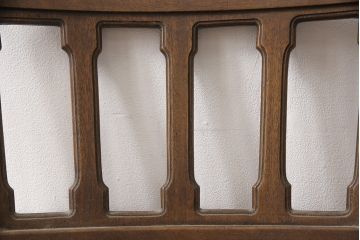 アメリカビンテージ　DREXEL HERITAGE(ドレクセルヘリテイジ)　Triune(トライユン)　シックな色合いが美しいデスク+チェアのセット(定価約55万円)(ワークデスク、在宅用、在宅ワーク、ライティングデスク、机、椅子)(R-054270)