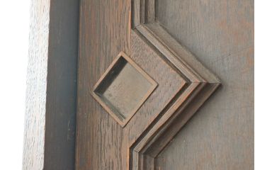 和製ヴィンテージ　永田良介商店　クラシカルでモダンなデザインが珍しい着物箪笥(衣装タンス、洋服タンス、引き出し、チェスト、ビンテージ)(R-054295)